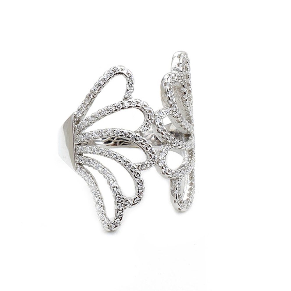 925 Sterling Silver Wing Ring